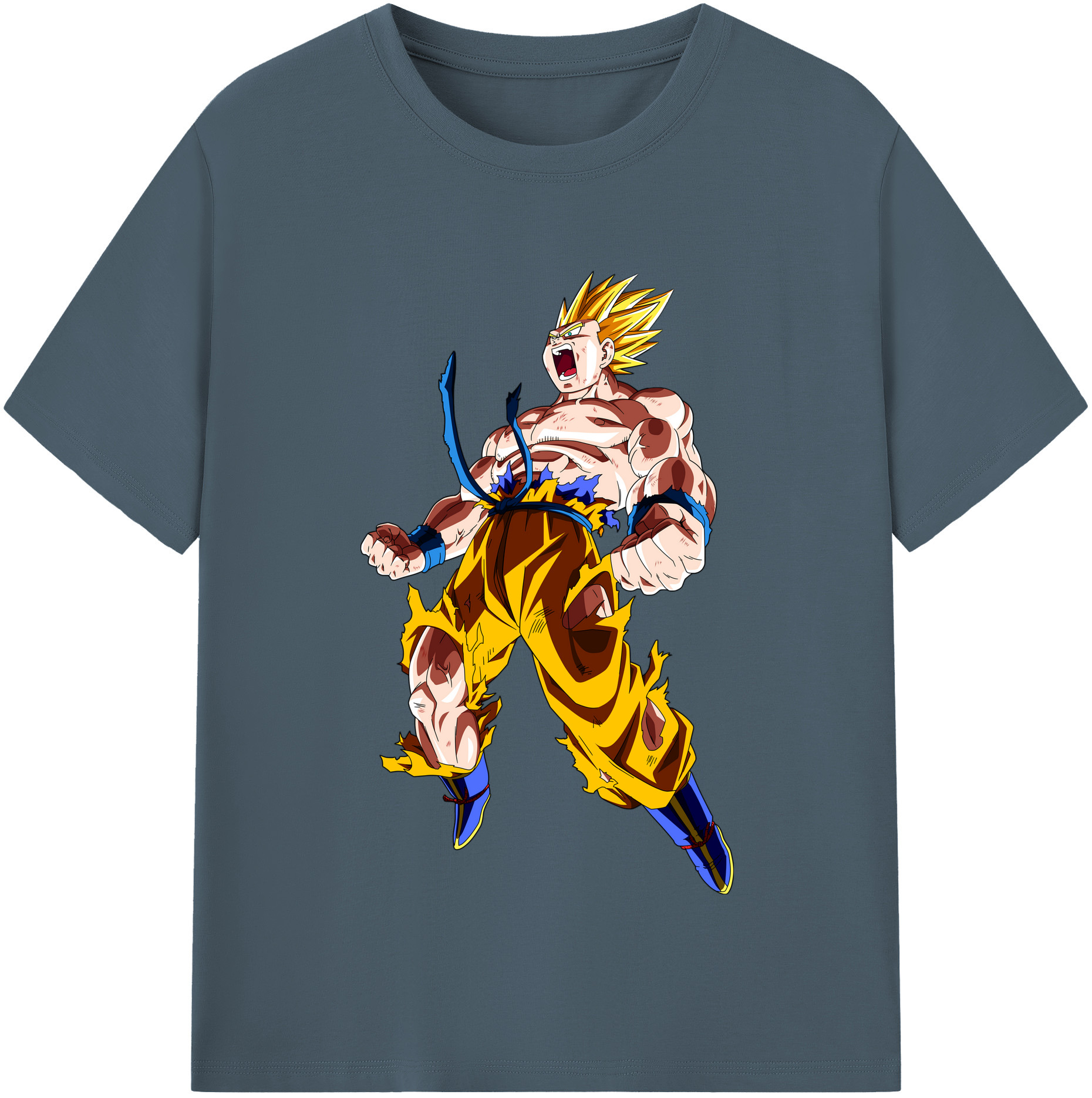 （画像用） ドラゴンボール 孫悟空（そん ごくう）Son Goku カカロット DRAGON BALL Kakarotto 綿100％半袖Tシャツ（フロントプリント）